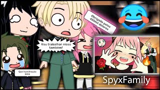 SPY X FAMÍLIA React E se a Anya Fizesse LIVE NPC no Tiktok do Spy x Family Vr [upl. by Norvell859]