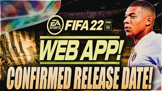 FIFA 22 WEB APP OFFICIAL RELEASE DATE WHEN ARE THE FIFA 22 WEB APP AND COMPANION APP COMING [upl. by Plerre]