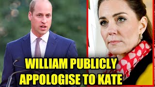 Prince William publicly appologise to Kate Middleton after leaked videos of him maltreating kate [upl. by Nickerson37]