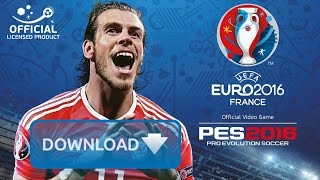 PES 2016  EURO 2016 PATCH DOWNLOAD [upl. by Ahsaeym]