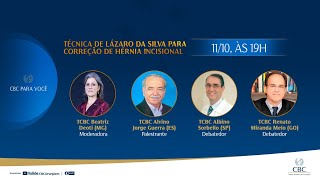 🔹 0065 111021 WEBINAR  CBC PARA VOCÊ  Técnica de Lázaro da Silva [upl. by Aropizt354]