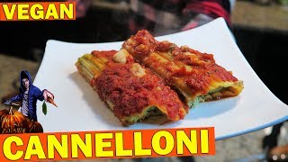 Easy Cannelloni Recipe Vegan [upl. by Leuqcar]