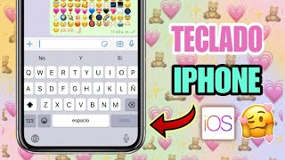 NUEVO TECLADO ESTILO IPHONE EN ANDROID 2024📱🌈 Con emojis y sonido [upl. by Egiedan87]