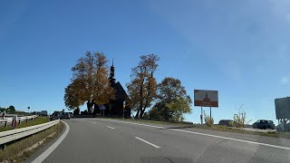 Chabówka Patelnie nowa Zakopianka kierunek Kraków Zakopane Rabka Zdrój motorcycle aroadtrip [upl. by Anairotciv]