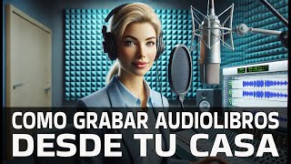 Secretos para crear audiolibros PROFESIONALES desde tu hogar [upl. by Eyssej35]