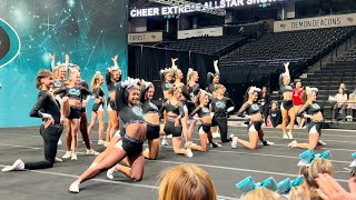 Cheer Extreme C4 Bombsquad Showcase 2023 w Music [upl. by Nivlam]