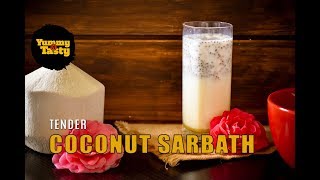 Tender Coconut Sarbath Elaneer Sarbath Karikku Sarbath Ilaneer Sarbath  Yummy N Tasty [upl. by Rekyr551]