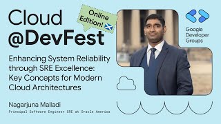 Enhancing System Reliability through SRE Excellence  DevFest Scotland 2024 Online Edition [upl. by Olly554]