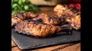 Grilled Jerk Chicken Recipe  CharBroil [upl. by Denyse]