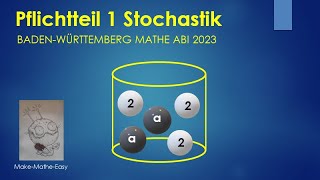 Mathe Abi BW 2023 Pflichtteil 1 Stochastik [upl. by Ehcor]