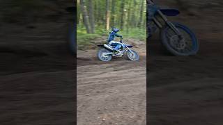 Private track in the woods 📈 fun motocrosss moto mx dirtbike woods private [upl. by Silliw298]