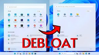 Debloat Windows 11 Installation like a pro 2024 [upl. by Ahseetal]