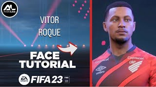 FIFA 23  VITOR ROQUE Update Face  Stats Tutorial [upl. by Nepets271]