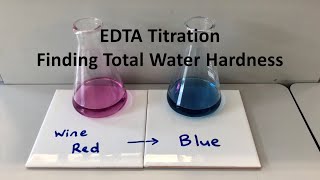 Total Water Hardness using EDTA Titration [upl. by Elik]