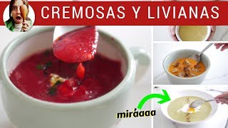 SOPAS 5 cremas de verduras para todos los días [upl. by Nnaeiram60]