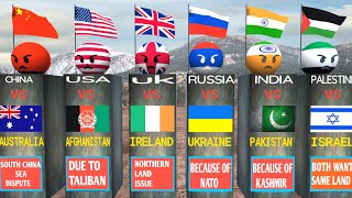 WHY THESE COUNTRIES ALWAYS HATE 💔 EACH OTHERREASON 🤔🕵️‍♂️ [upl. by Dyrraj]