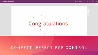 Confetti Effect PCF Control [upl. by Adoh]