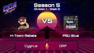 Div 1 HTown Rebels vs PSU Blue  CCA League S5 W2 [upl. by Birecree]