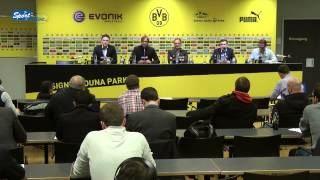 BVB Pressekonferenz vom 30102013  Jürgen Klopp verlängert bis 2018 [upl. by Naujuj]