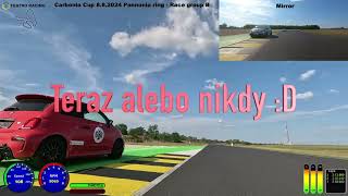 Abarth 500 cup carbonia cup 8 8 2024 Race group B [upl. by Aibat269]