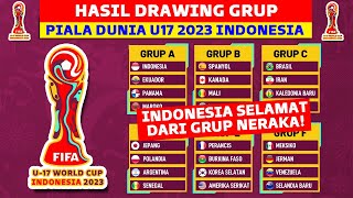 RESMI Hasil Drawing Piala Dunia U17 2023  Jadwal Piala Dunia U17 2023 Indonesia [upl. by Eiboj]