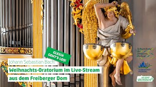 Johann Sebastian Bach WeihnachtsOratorium aus dem Freiberger Dom live [upl. by Gnilrac]