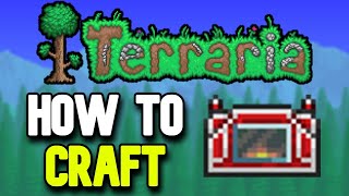 How to Make an Adamantite Forge in Terraria Quick Tutorial [upl. by Atileda]