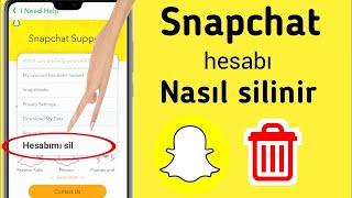 snapchat hesap silme 2024 [upl. by Elisha369]