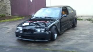 BMW E36 323ti fitment teaser 2k14 [upl. by Renata]