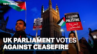 The majority of UK MPs vote against Gaza ceasefire [upl. by Gerianne]