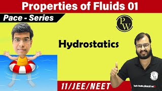 Properties of Fluids  Hydrostatics barometer gauge paradox pascal law  Class 11 JEE  NEET [upl. by Afira]