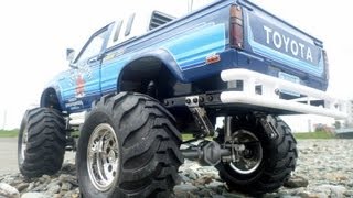 タミヤ ハイラックス4WDハイリフトRN36 完成したので記念撮影！TAMIYA HILUX [upl. by Seta]