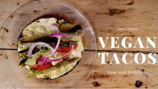 Receta de Tacos Vegetarianos México 🇲🇽 Comidas Saludables [upl. by Meggi]