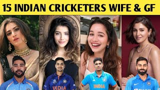 12 Indian Cricketers Beautiful Wife amp Girlfriend  ICC World Cup 2023 Players and their Wife [upl. by Ynnij]