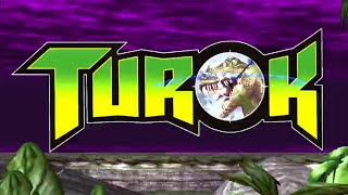 Lets Play Turok BLIND Part 1 Hunting Dinosaurs AND PEOPLE [upl. by Ayekehs]