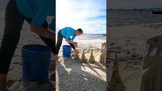 Mississippi sand sand sandcastle sandsculpture process sandart satisfying sandasmr asmr [upl. by Adnertal28]