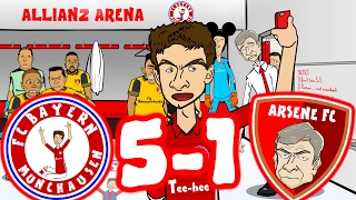 😂BAYERN MAMBO No 51 Ep2😂 BAYERN MUNICH vs ARSENAL Champions League 2017 Goals Highlights [upl. by Ardelis]