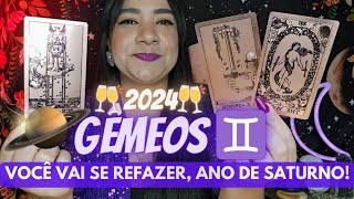 ♊️GÊMEOS 🥂 2024🥂 ANO AGITADO ALERTA ALGUÉM ESPECIAL E ABERTURA FINANCEIRA [upl. by Tacklind634]