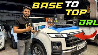 CRETA 2024 Base to Top Modified✅ Top Model Stereo😱 Genuine DRL  Hyundai Creta Modified in INDORE✅ [upl. by Oinotnaesoj]