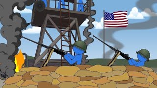 【WA】WW2 Attack on Pearl Harbor Stickman Animation [upl. by Erastes676]