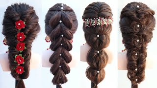 6 different ponytail hairstyle for wedding gown dress [upl. by Akeihsal]