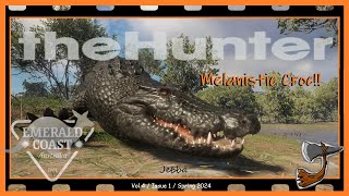 🏹RARE MELANISTIC Crocodile  theHunter  COTW [upl. by Idnir]