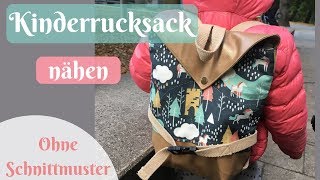 So nähst Du einen Rucksack für KinderKindergartenrucksack selber nähen  Nähanleitung für Anfänger [upl. by Noir]