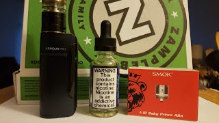 SMOK TFV12 Baby Prince RBA and Vaporesso Cascade Baby tank build [upl. by Clarinda505]