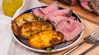 Roast beef e patate fondenti la ricetta per una cena semplice e piena di gusto [upl. by Namwen]