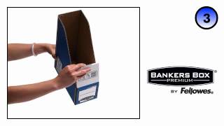 Bankers Box Premium Magazine File  Assembly Demo [upl. by Kassaraba]