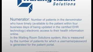 Meaningful Use 20 Patient Electronic Access  WRS Health EHR [upl. by Indys290]