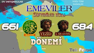 EMEVİ DEVLETİ TARİHİ 661684 TEK PARÇA  SÜFYANİLER KOLU  1 Muaviye 1 Yezid 2 Muaviye [upl. by Alliehs886]