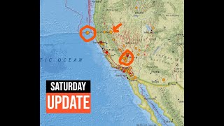 West Coast Elevated Earthquake activity Odd quake near Susanville Saturday 10262024 [upl. by Odlaumor324]