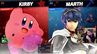 MkLeo Joker Marth vs Guilheww Kirby  Hungrybox Watch Party  04 Oct 23 [upl. by Neff]